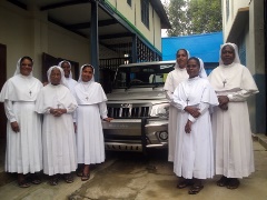 A car for religious Sisters in a poor region of Northeast India