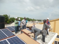 Solar electricity system for parish in Haiti