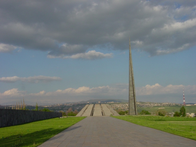 Armenian Genocide monument outise Yerevan, Armenia.jpg