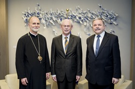 Bishop Gudziak, Mr. Van Rompuy, Professor Marynovych