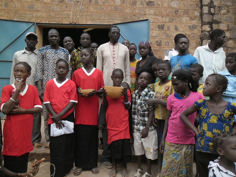 Bishop Jonas Dembele of Kayes among his people.2.jpg