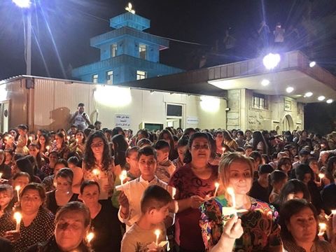 Christians in Kurdish Iraq celebrate liberation of Qaraqosh.