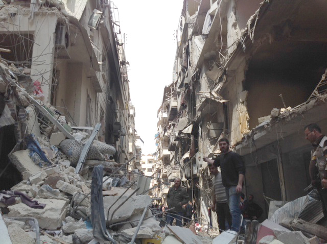 Damage in Christian quarter of Aleppo.jpg