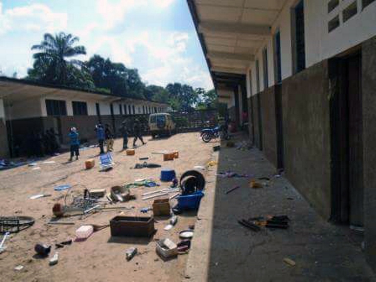 Damages at the Malole seminary.jpg