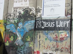 Graffiti on the wall in Bethlehem