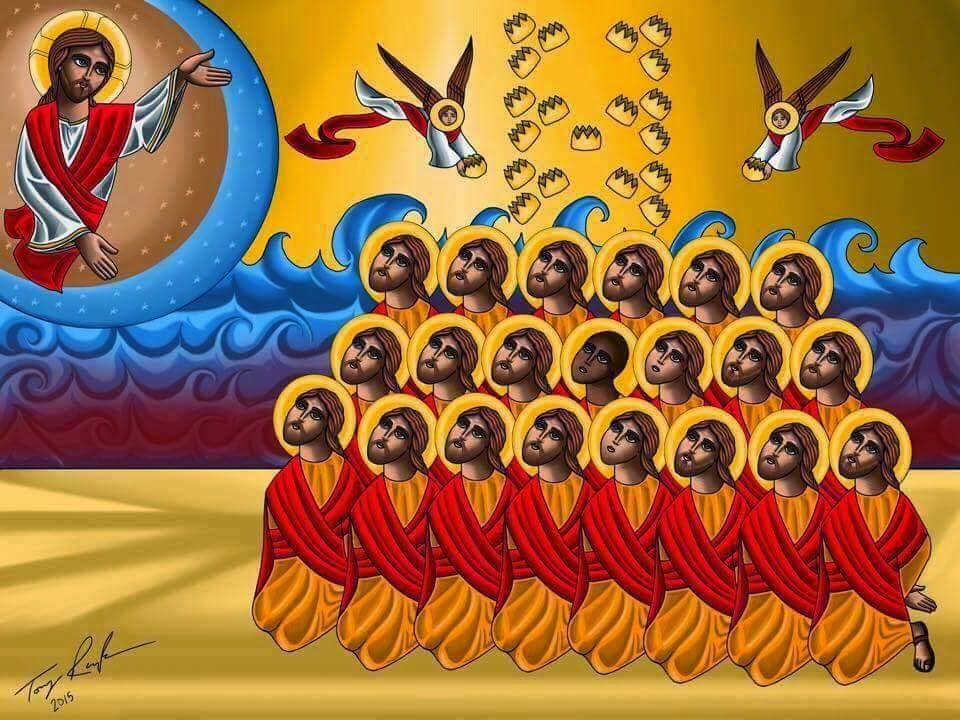 Icon depicting the martyrs, whose feast day will be Feb. 15.