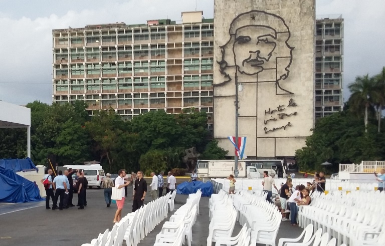 Pope Francis in Cuba--getting ready for papal Mass.jpg