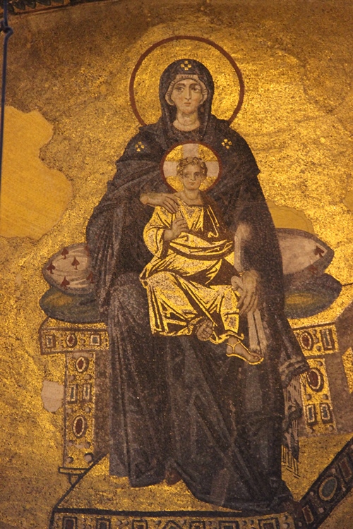 Virgin & Child in Hagia Sofia, former Greek Orthodox basilic